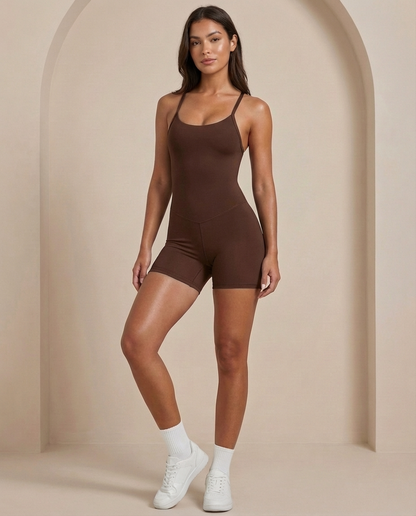 Sculpt Short Crossback Suit
